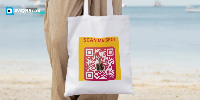 rick roll QR code on jackets, bags and hats